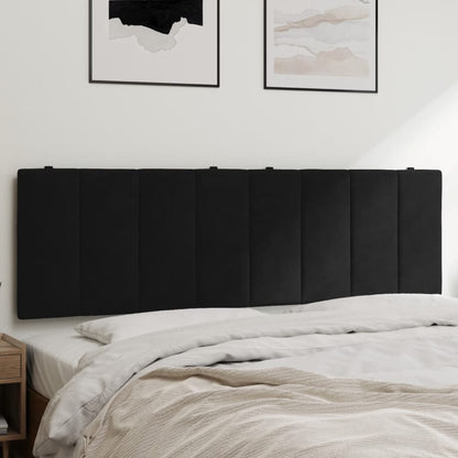Cuscino Testiera Hanko Nero 160 cm in Velluto