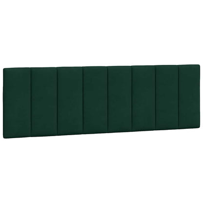 Cuscino Testiera Hanko Verde Scuro 160 cm in Velluto