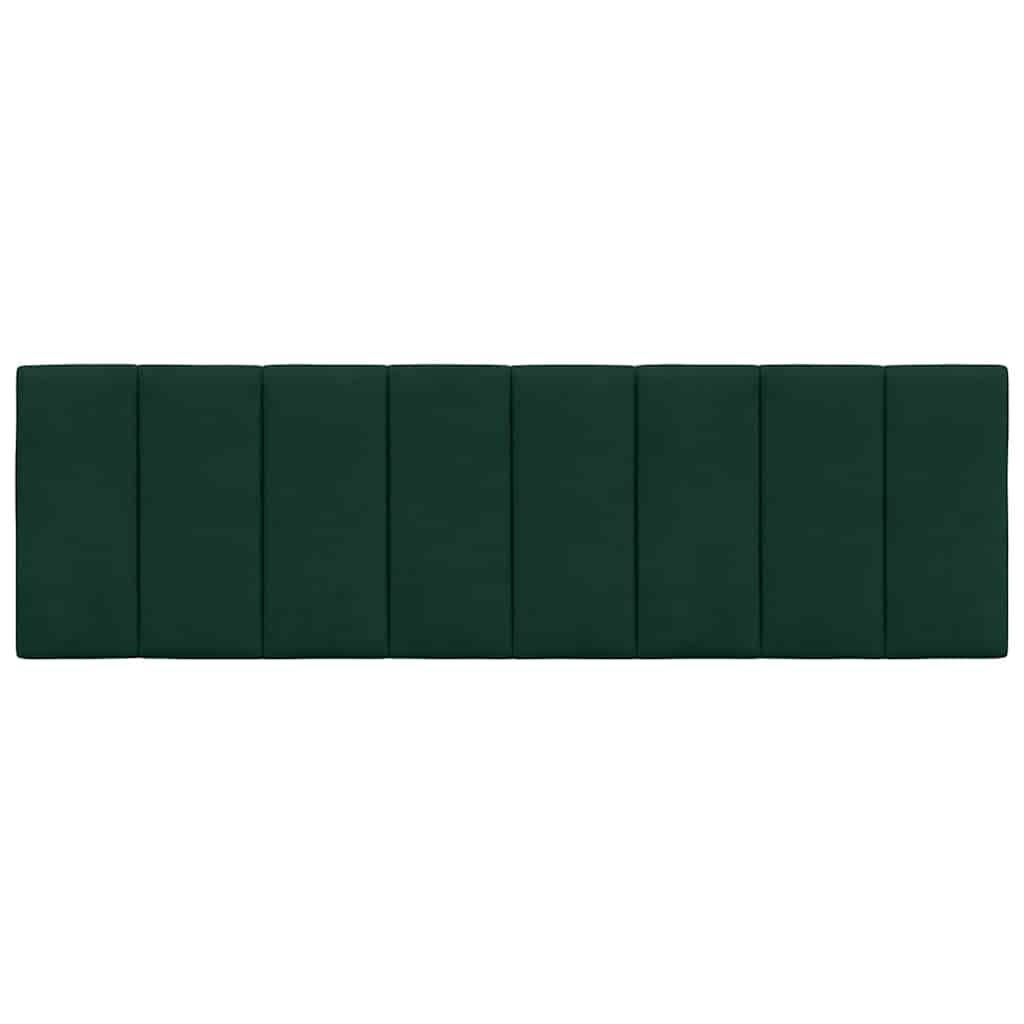 Cuscino Testiera Hanko Verde Scuro 160 cm in Velluto