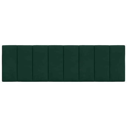 Cuscino Testiera Hanko Verde Scuro 160 cm in Velluto