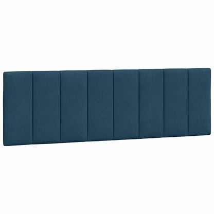 Cuscino Testiera Hanko Blu 160 cm in Velluto