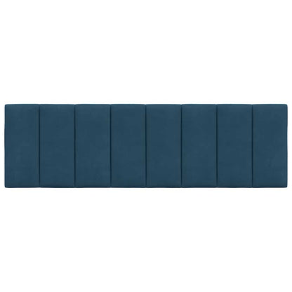 Cuscino Testiera Hanko Blu 160 cm in Velluto