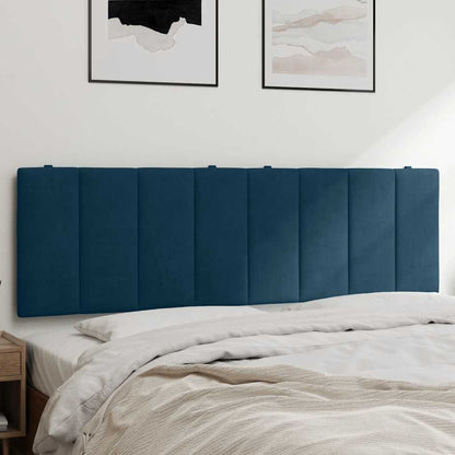 Cuscino Testiera Hanko Blu 160 cm in Velluto