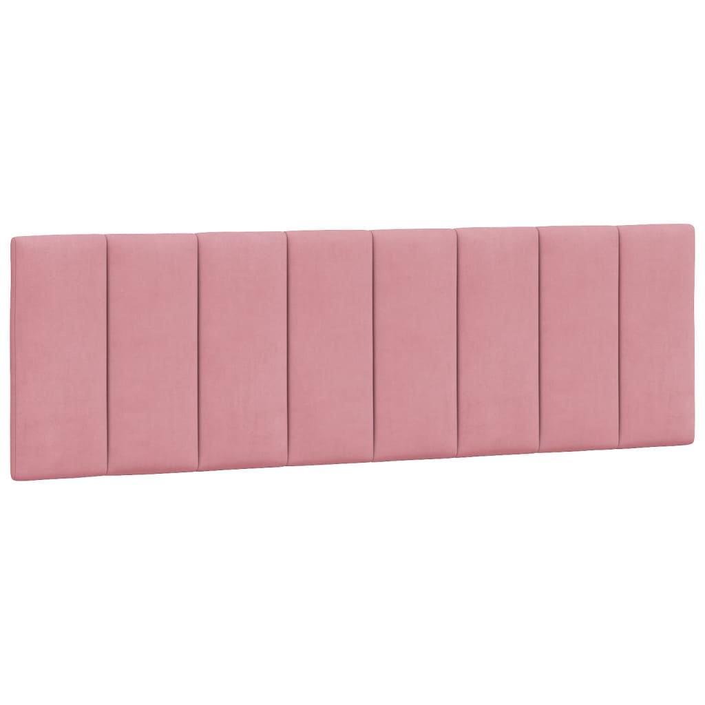 Cuscino Testiera Hanko Rosa 160 cm in Velluto