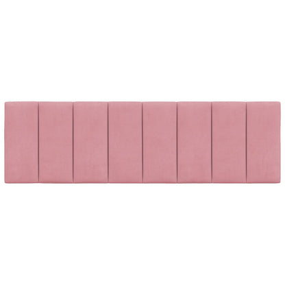 Cuscino Testiera Hanko Rosa 160 cm in Velluto