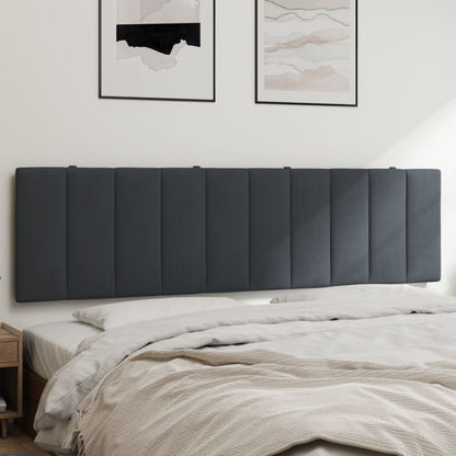 Cuscino Testiera Hanko Grigio Scuro 180 cm in Velluto