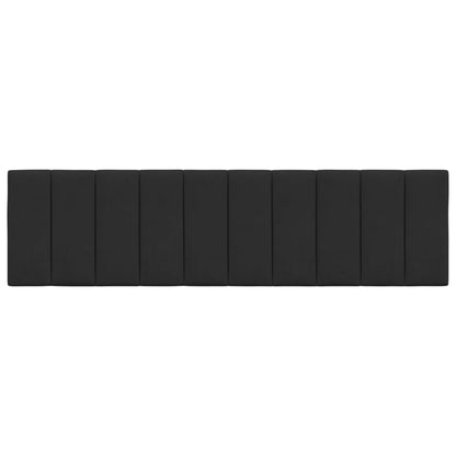 Cuscino Testiera Hanko Nero 180 cm in Velluto