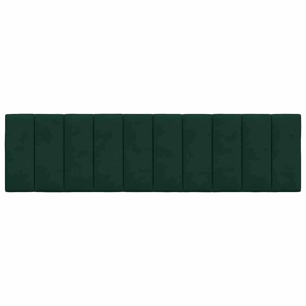 Cuscino Testiera Hanko Verde Scuro 180 cm in Velluto
