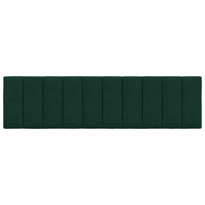 Cuscino Testiera Hanko Verde Scuro 180 cm in Velluto