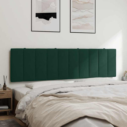 Cuscino Testiera Hanko Verde Scuro 180 cm in Velluto