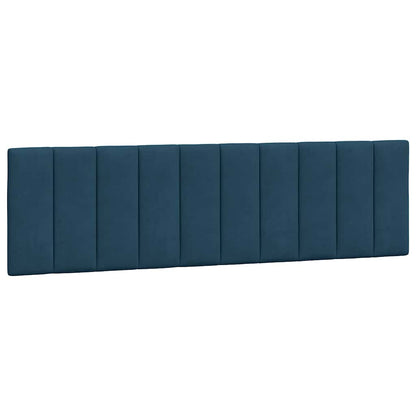 Cuscino Testiera Hanko Blu 180 cm in Velluto