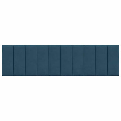 Cuscino Testiera Hanko Blu 180 cm in Velluto