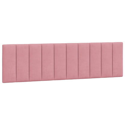 Cuscino Testiera Hanko Rosa 180 cm in Velluto