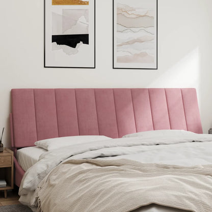 Cuscino Testiera Hanko Rosa 180 cm in Velluto