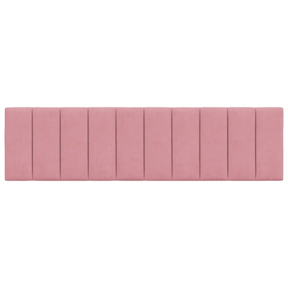 Cuscino Testiera Hanko Rosa 180 cm in Velluto