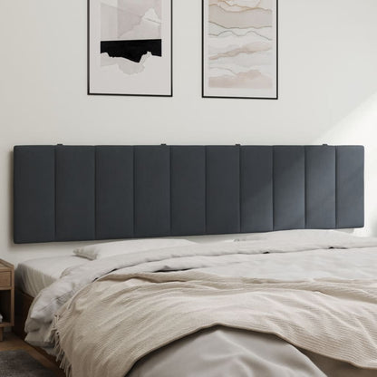 Cuscino Testiera Hanko Grigio Scuro 200 cm in Velluto