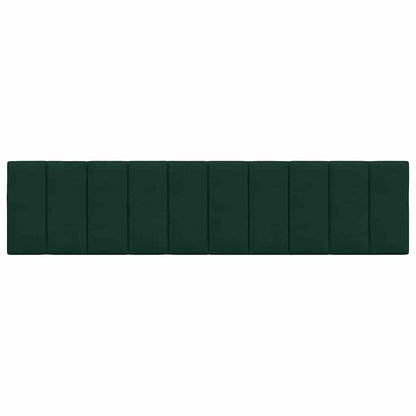 Cuscino Testiera Hanko Verde Scuro 200 cm in Velluto