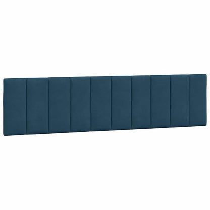 Cuscino Testiera Hanko Blu 200 cm in Velluto