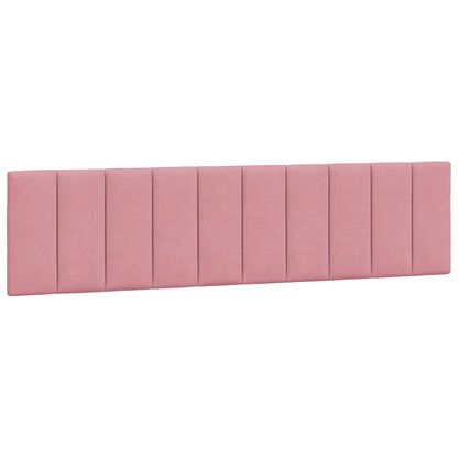 Cuscino Testiera Hanko Rosa 200 cm in Velluto