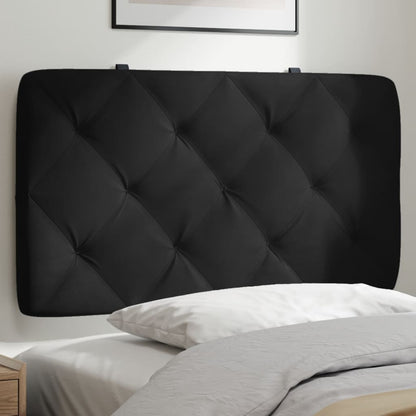 Cuscino Testiera Nero 80 cm in Velluto