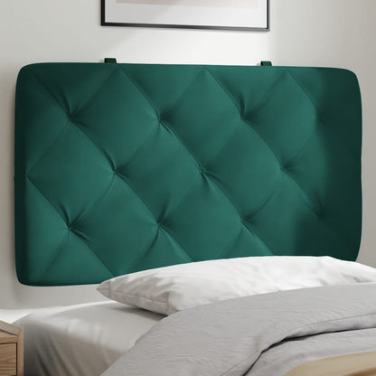 Cuscino Testiera Verde Scuro 90 cm in Velluto