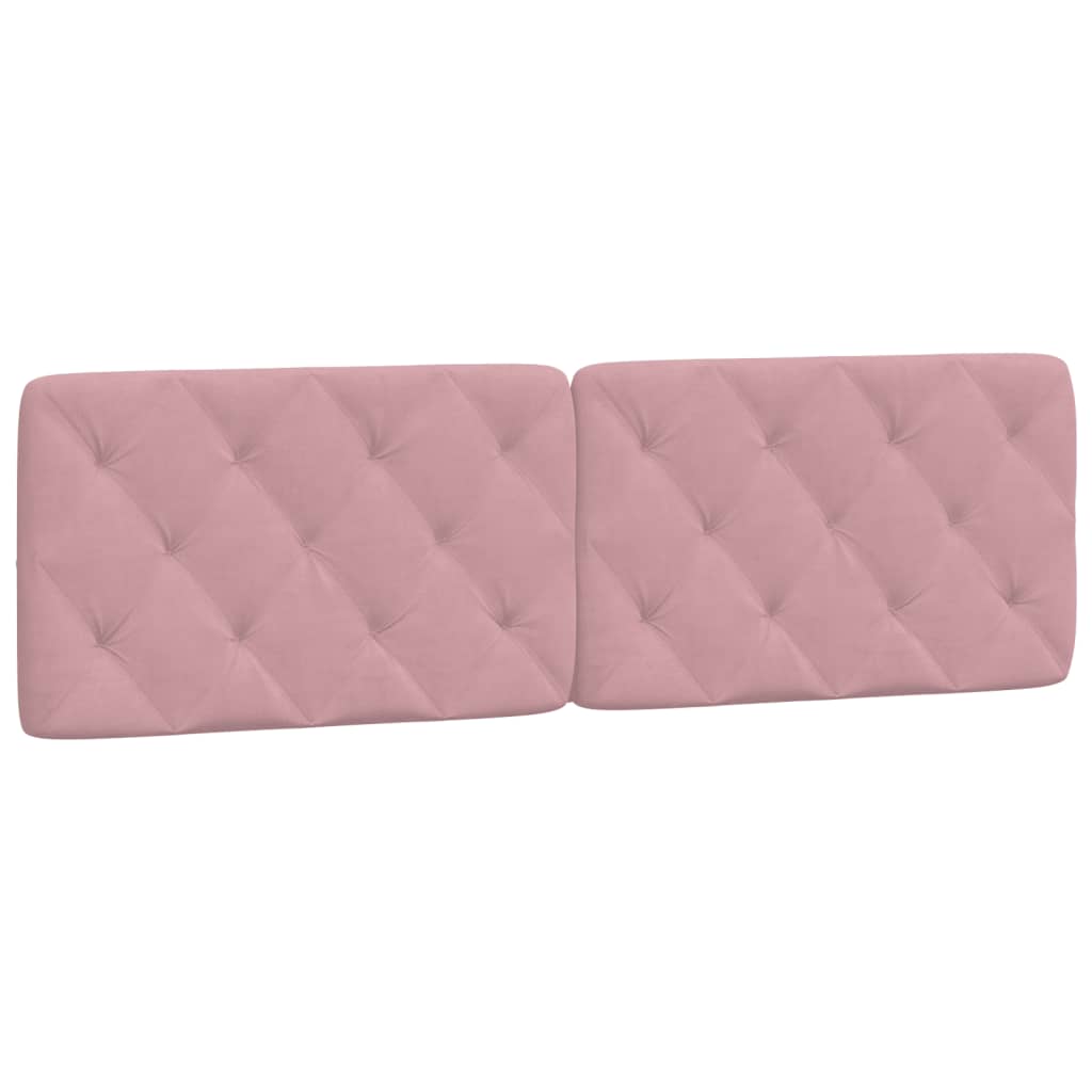 Cuscino Testiera Rosa 160 cm in Velluto