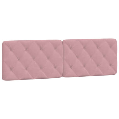 Cuscino Testiera Rosa 160 cm in Velluto
