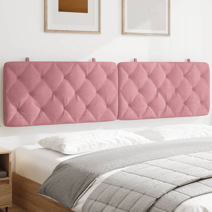 Cuscino Testiera Rosa 200 cm in Velluto