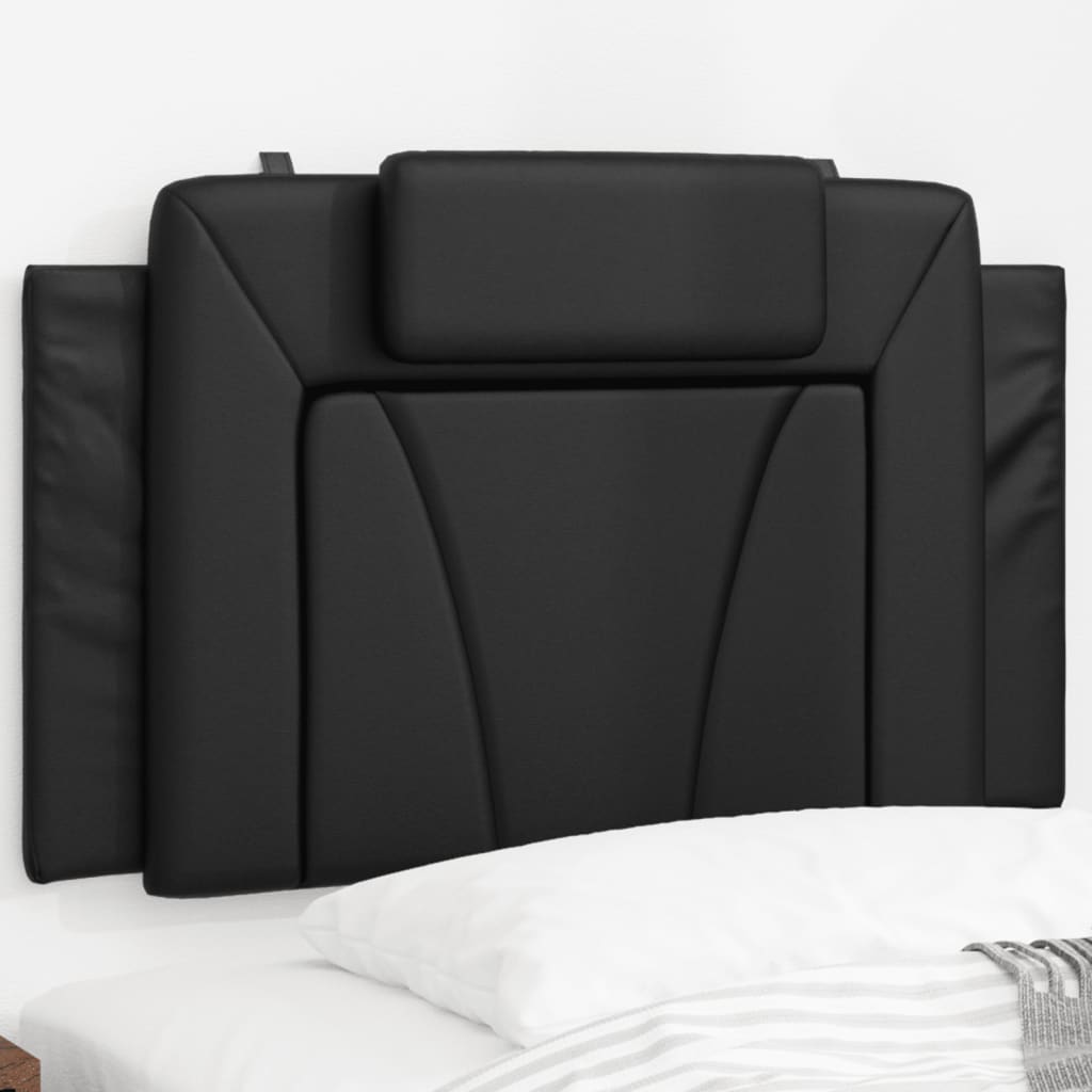 Cuscino Testiera Viana Nero 80 cm in Similpelle