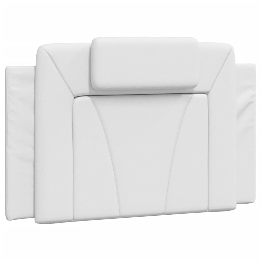 Cuscino Testiera Viana Bianco 80 cm in Similpelle
