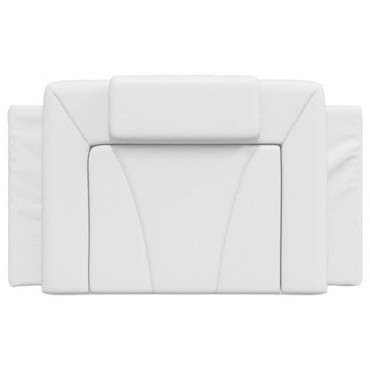 Cuscino Testiera Viana Bianco 80 cm in Similpelle