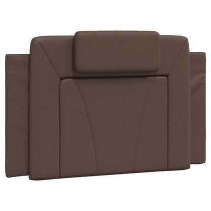 Cuscino Testiera Viana Marrone 80 cm in Similpelle