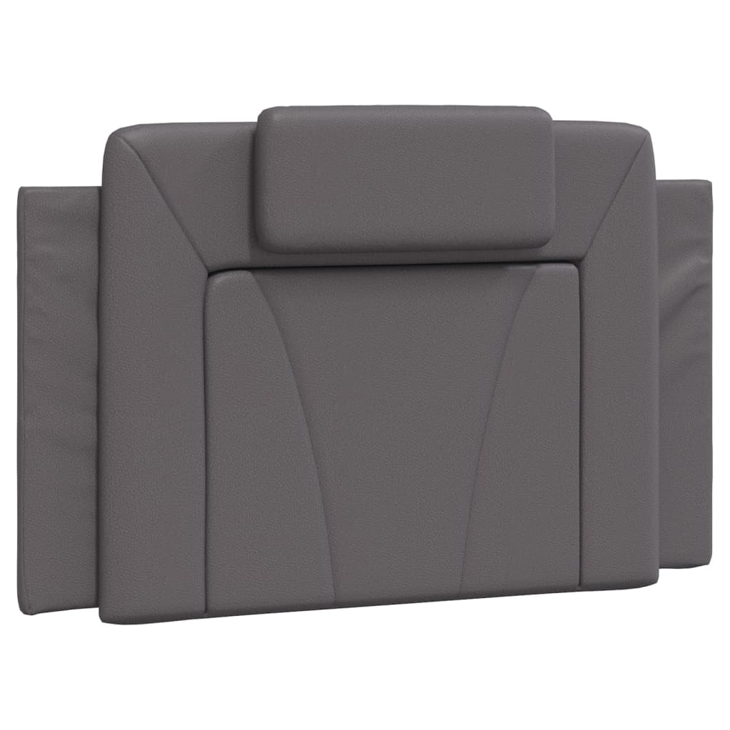 Cuscino Testiera Viana Grigio 80 cm in Similpelle