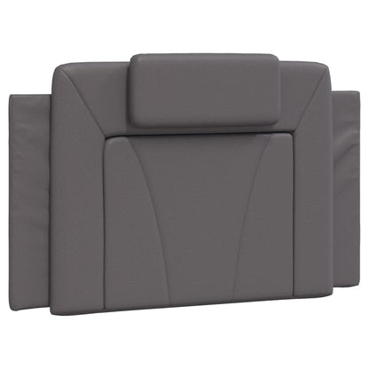 Cuscino Testiera Viana Grigio 80 cm in Similpelle