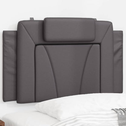 Cuscino Testiera Viana Grigio 80 cm in Similpelle