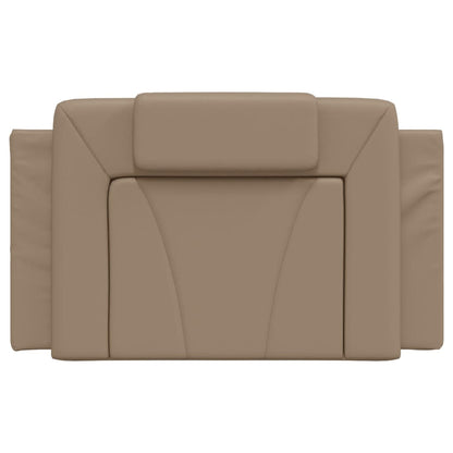 Cuscino Testiera Viana Cappuccino 80 cm in Similpelle