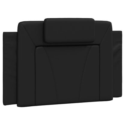 Cuscino Testiera Viana Nero 90 cm in Similpelle