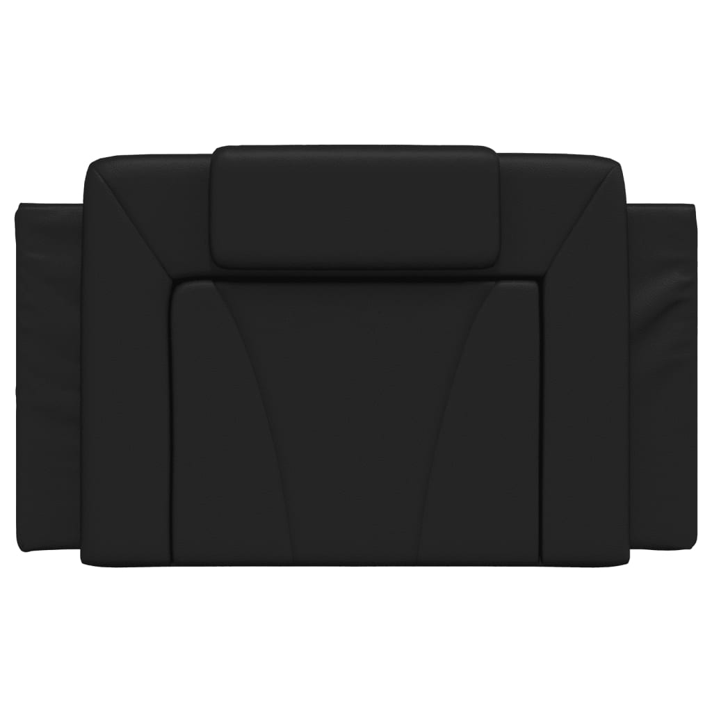 Cuscino Testiera Viana Nero 90 cm in Similpelle