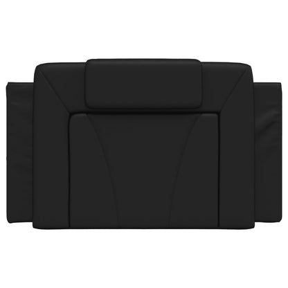 Cuscino Testiera Viana Nero 90 cm in Similpelle