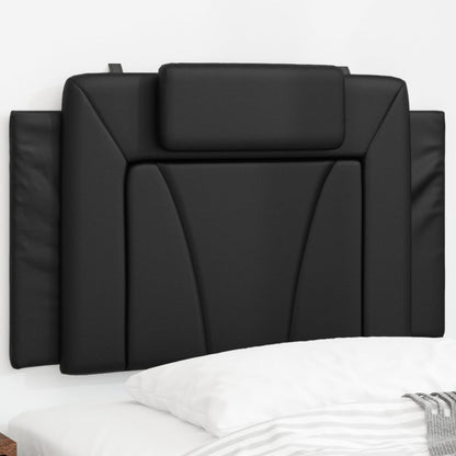 Cuscino Testiera Viana Nero 90 cm in Similpelle