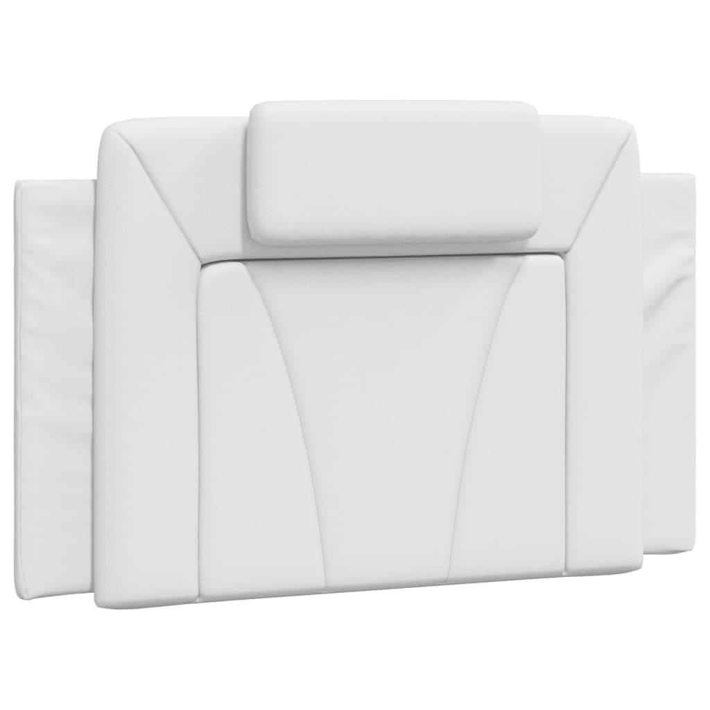 Cuscino Testiera Viana Bianco 90 cm in Similpelle