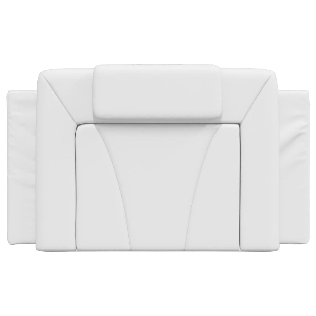 Cuscino Testiera Viana Bianco 90 cm in Similpelle