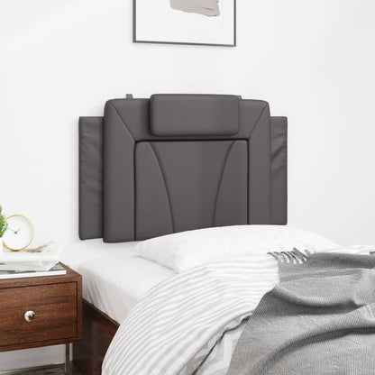 Cuscino Testiera Viana Grigio 90 cm in Similpelle