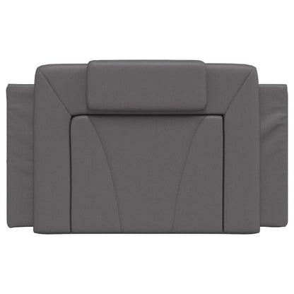 Cuscino Testiera Viana Grigio 90 cm in Similpelle