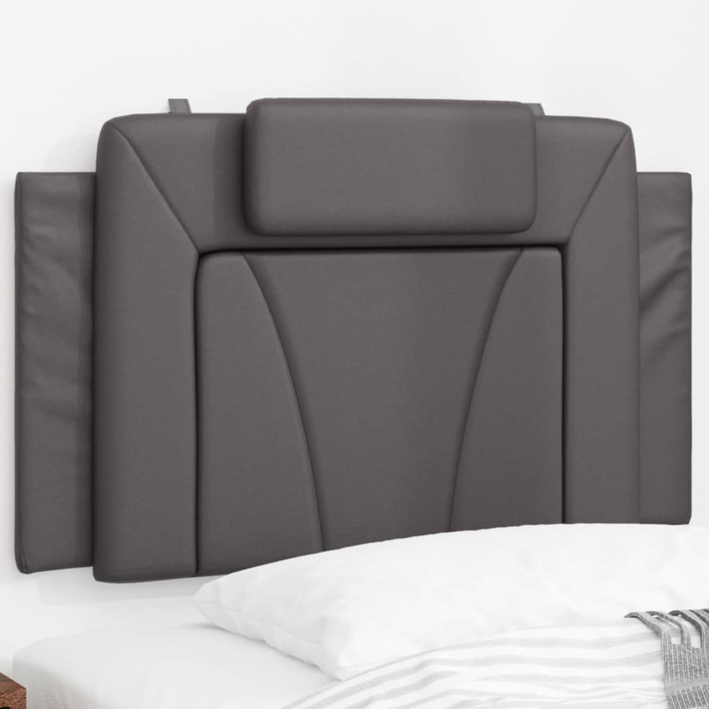 Cuscino Testiera Viana Grigio 90 cm in Similpelle