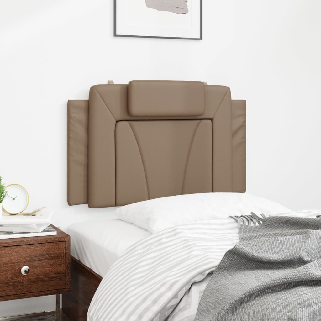Cuscino Testiera Viana Cappuccino 90 cm in Similpelle