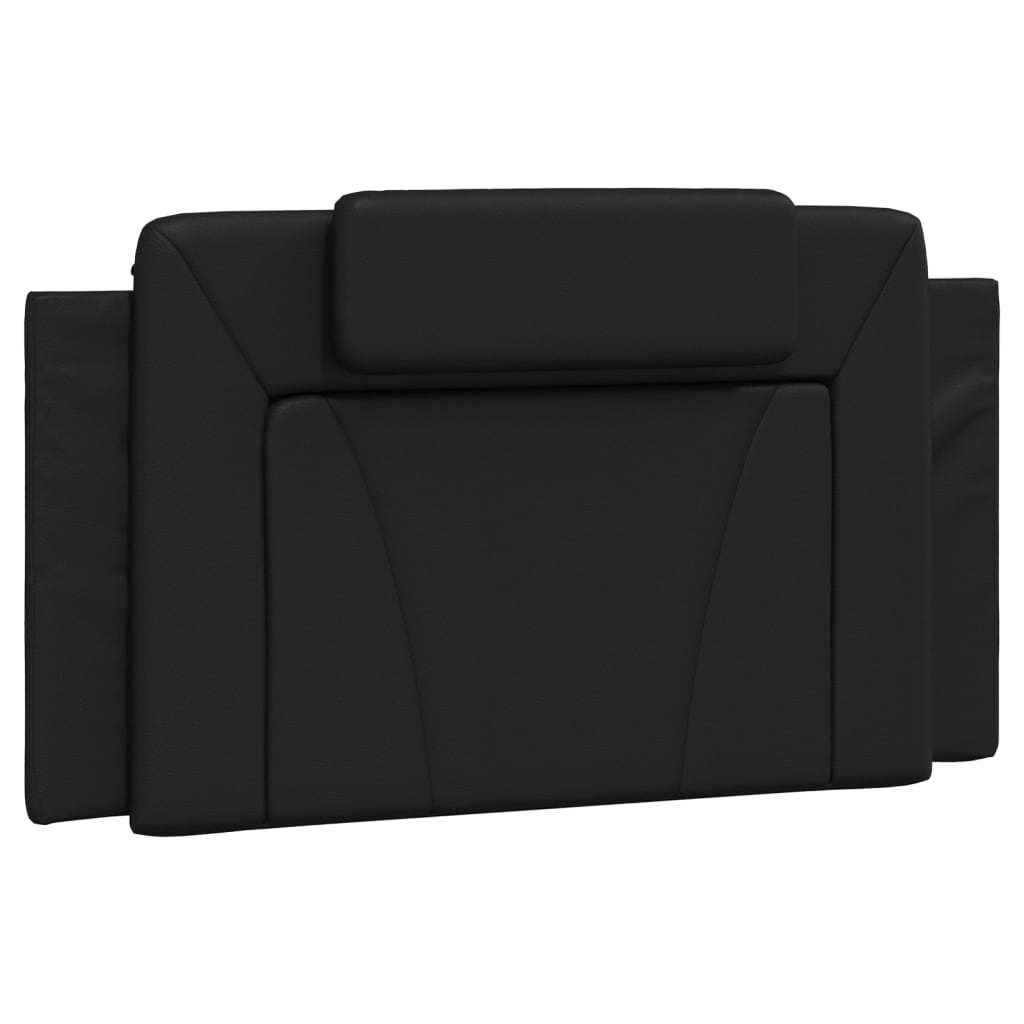 Cuscino Testiera Viana Nero 100 cm in Similpelle
