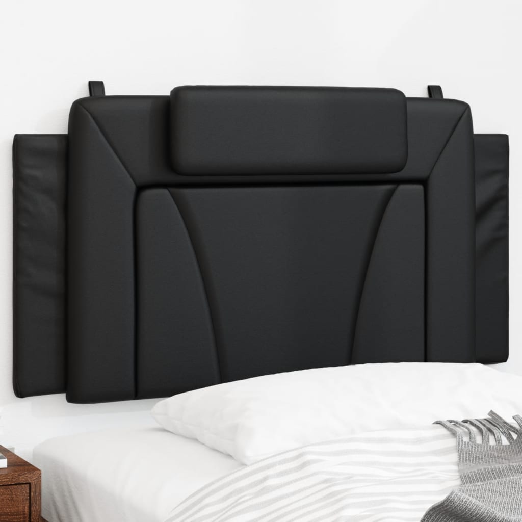 Cuscino Testiera Viana Nero 100 cm in Similpelle