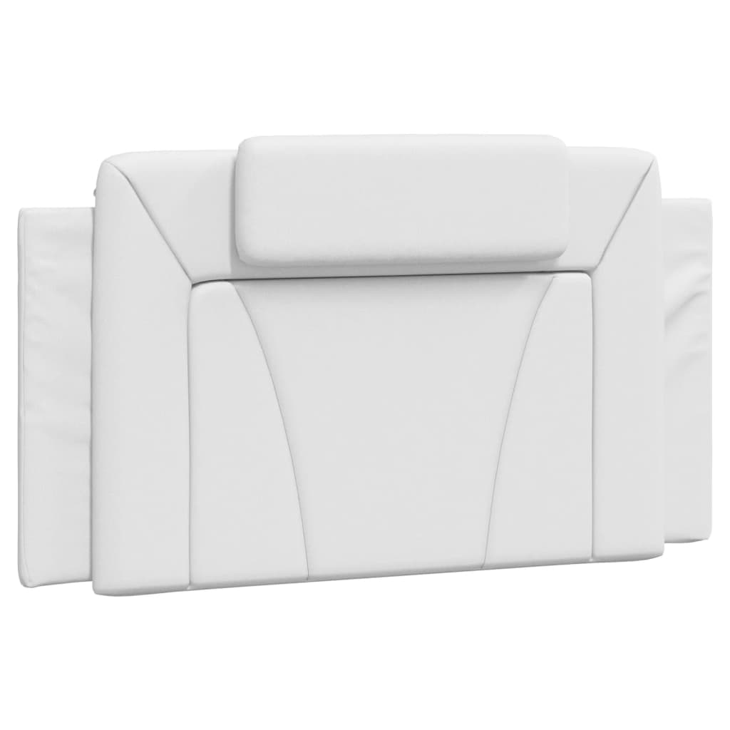 Cuscino Testiera Viana Bianco 100 cm in Similpelle