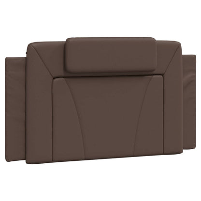 Cuscino Testiera Viana Marrone 100 cm in Similpelle